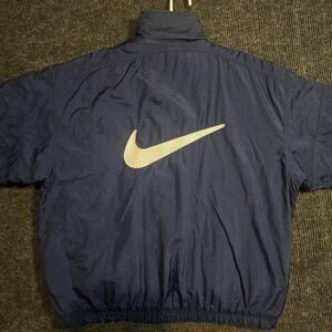 Vintage 90s Reversible Nike jacket. fits like Mens 2XL